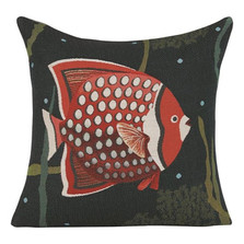 Fish French Tapestry Pillow "Juan" | Yves Delorme | YDP866034