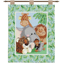 Stuffed Safari Tapestry Wall Tapestry | Pure Country | PC3283-WH