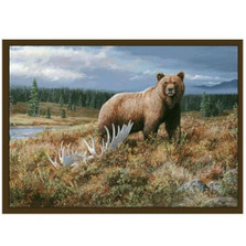 Grizzly Bear Area Rug | Custom Printed Rugs | CPR52