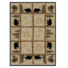 Bear Area Rug Toccoa - Hearthside Collection | Mayberry Rug | MBRHS7472