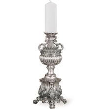 Ornate Silver Plated Candlestick Holder | U-7 | D'Argenta 