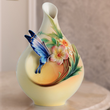 Fluttering Beauty Butterfly Small Vase | FZ02625