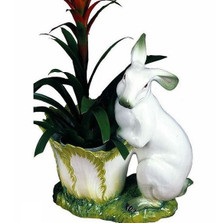 Standing Bunny Ceramic Cachepot | Intrada Italy | INTHOP9049