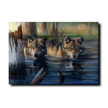 Wolf Print "Shallow Backwaters" | Kevin Daniel | KD429