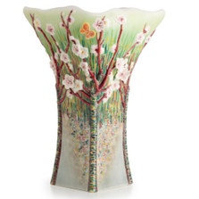 Van Gogh Almond Tree in Bloom Vase | FZ02699 | Franz Porcelain Collection