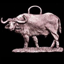 Cape Buffalo Pewter Ornament | Andy Schumann | SCHMC122118