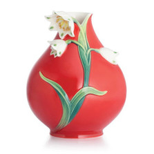 Spring Snowflake Small Vase | FZ02886 | Franz Porcelain Collection