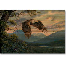 Eagle Wood Wall Art "Majestic Moment" | Wood Graphixs | WGIMAJM2416