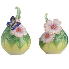 Butterfly Cosmos of Color Salt Pepper Shakers | FZ03128 | Franz Porcelain