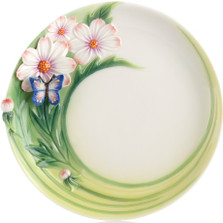 Butterfly Cosmos of Color Cake Plate | FZ03131 | Franz Porcelain Collection -2