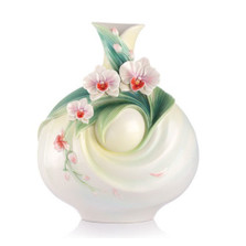 Moth Orchid Vase A Blithe Spirit | FZ03138 | Franz Porcelain Collection