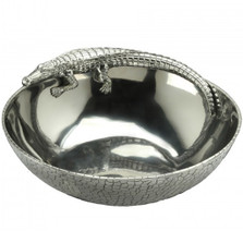 Alligator 12 inch Figural Bowl | Arthur Court Designs | 103692