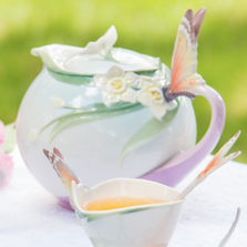 Butterfly Teapot | xp1878 | Franz Porcelain Collection