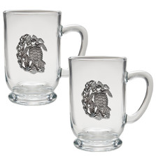 Sea Turtle Coffee Mug Set of 2 | Heritage Pewter | HPICM4146CL