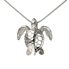 Green Sea Turtle Pendant Necklace | Big Blue Jewelry | Roland St. John | BC03-18