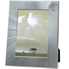 Aspen Leaf 5x7 Photo Frame | Heritage Pewter | HPIFR3055LG