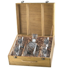 Eagle Capitol Decanter Boxed Set | Heritage Pewter | HPICPTB109