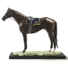 Woman Riding Horse Porcelain Figurine | Lladro Horse