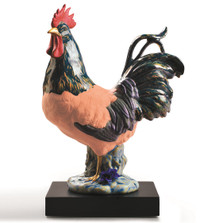 Colored Rooster Porcelain Figurine | Lladro | LLA01009233