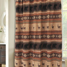 Deer and Bear Autumn Trails Shower Curtain | Carstens  | JB4146