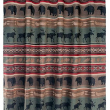 Bear and Elk Backwoods Shower Curtain | Carstens  | JB6128