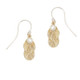 Sea Scallop Petite Wire Earrings | Michael Michaud Jewelry | 3217BZGSWP