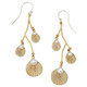 Sea Scallop Triple Dangle Earrings | Michael Michaud Jewelry | 3216BZGSWP