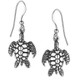 Sea Turtle Sterling Silver Wire Earrings | Kabana Jewelry | Ke191