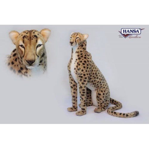 Cheetah Giant Stuffed Animal Life-Sized Cheetah Plush Statue