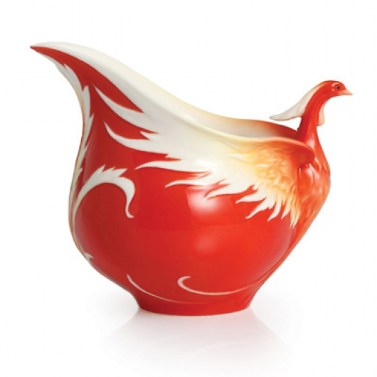 Phoenix in Flight Porcelain Creamer | Franz Porcelain FZ02381
