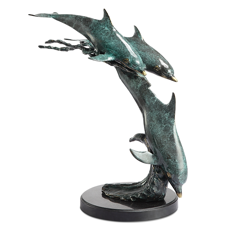 【Phil Vanderlei作ブロンズ彫刻★DOLPHIN IN CORAL】 Phil Vanderlei | BRONZE DOLPHIN IN CORAL SCULPTURE | MutualArt