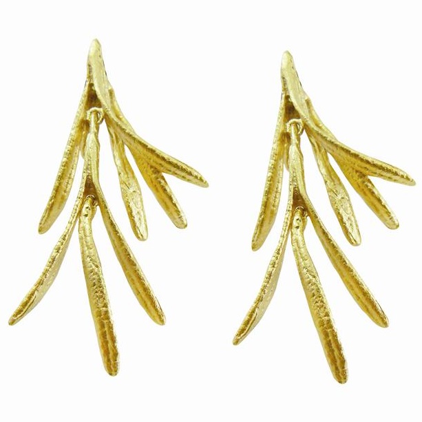 Rosemary Earrings Post Short Dangle Michael Michaud
