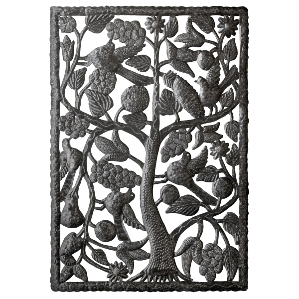 Birds and Fruits Metal Wall Art Le Primitif