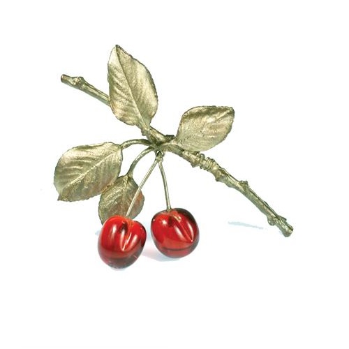 ブローチ・コサージュ Logo-print Enamel Cherry Brooch Gucci Logo-print Enamel Cherry Brooch - Runway Catalog