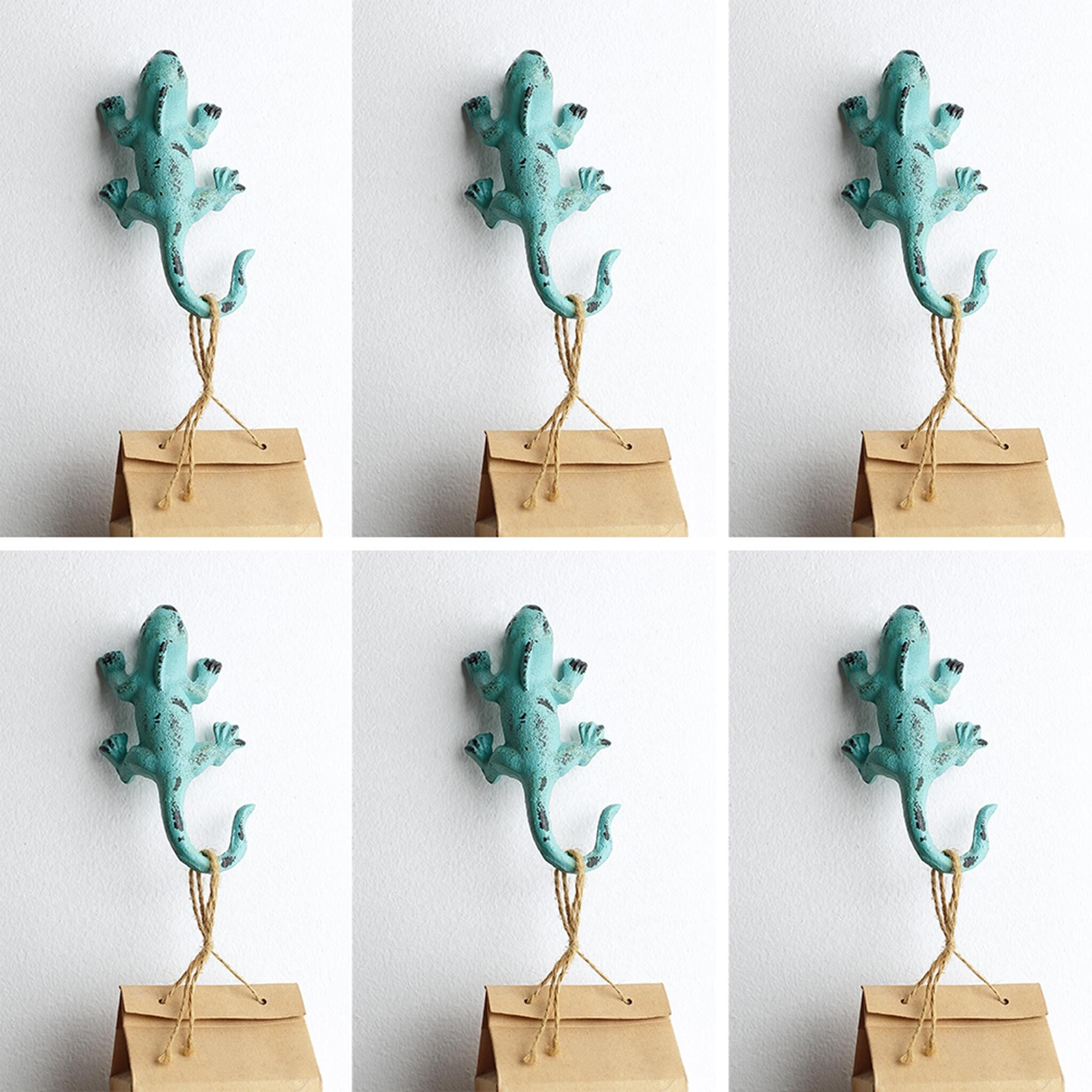 Lizard Wall Hooks Set of 6 | 64010 | SPI Home