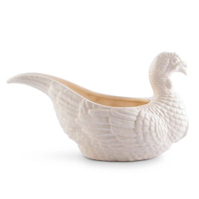 Stoneware Turkey Gravy Boat