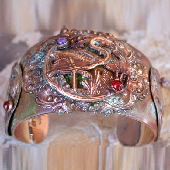 Flamingo Bracelet | Brass | Elaine Coyne