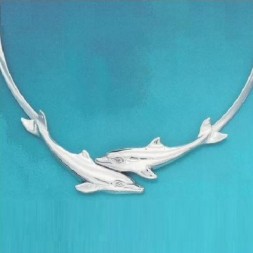CLEVER Drachensilber Ciondolo Delfino In Argento 925 – Opaco E Lucido, 16x10 Mm, Con Pieghevole Regalo