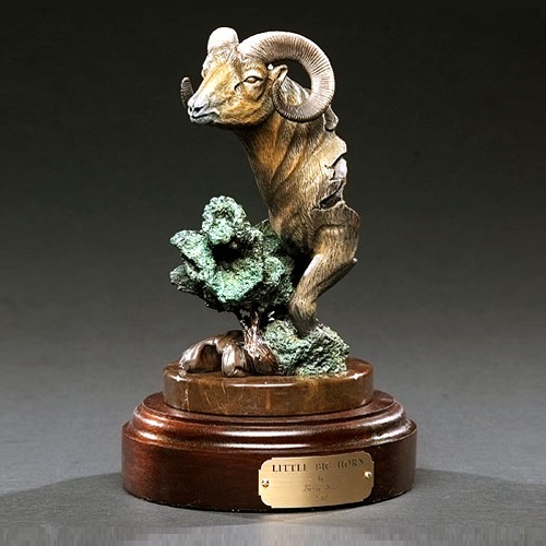 Vintage Brass Big Horn Ram Figurine Sculpture – Shop-Uniques-Unlimited