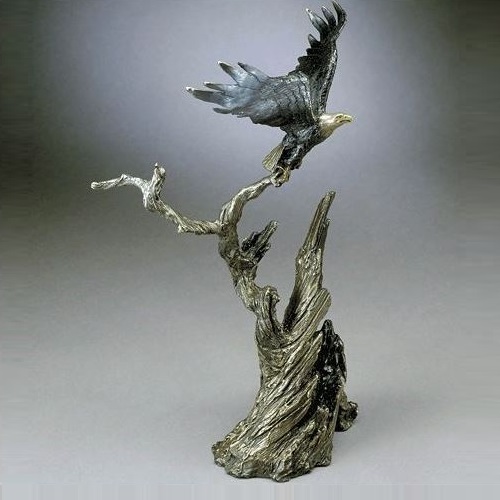 Eagle Sculpture | Taking Flight | Bronze | Mark Hopkins