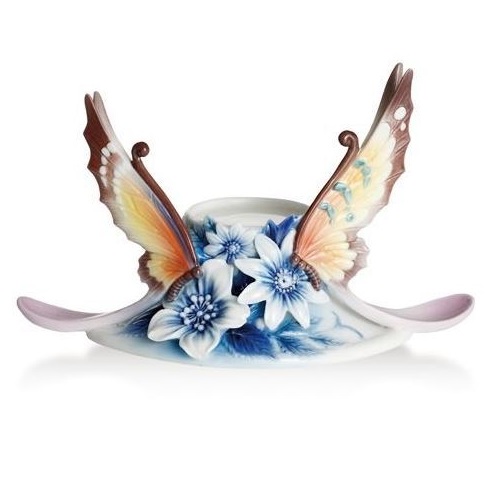Butterfly Candle Holder | Forever Wedding | Franz Porcelain