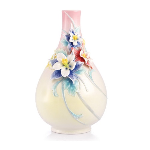 Columbine Vase | Franz Collection | Porcelain
