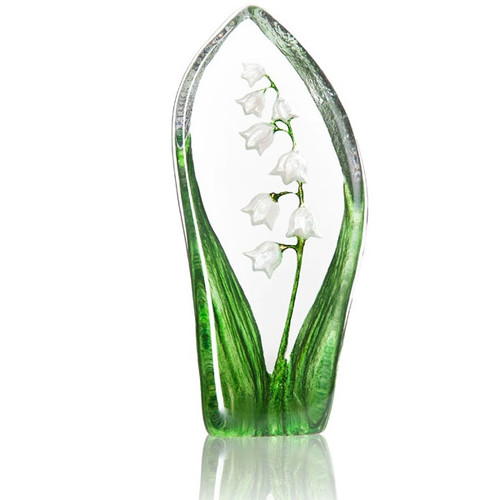 Lily of the Valley Crystal Sculpture | Mats Jonasson Lily of the