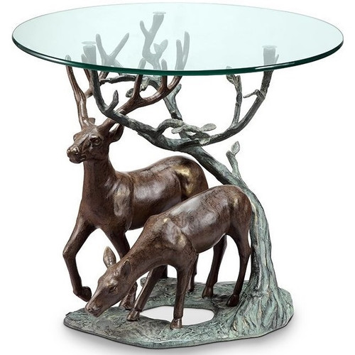 Deer Duo End Table Furniture SPI Home
