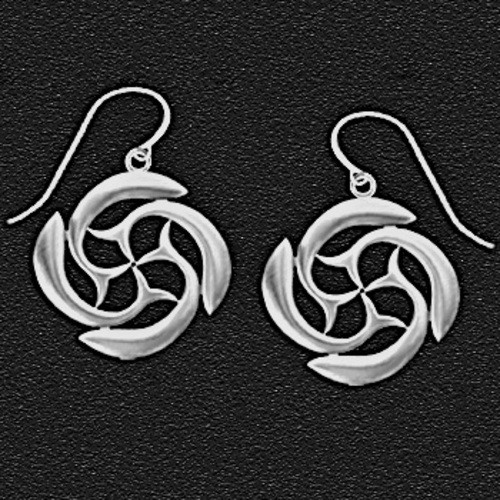 Dolphin Pewter Earrings 