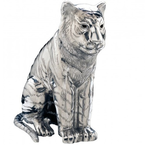 Tiger Wine Cooler | Aluminum | Arthur Court