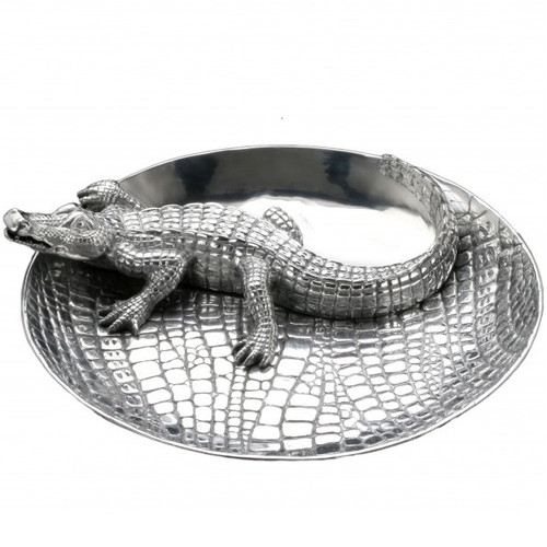 Arthur Court 魚のデザイン サーブ皿 Alligator Tray | Chip Dip | Arthur Court