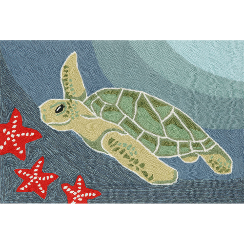 Sea Turtle Ocean Area Rug | Trans Ocean