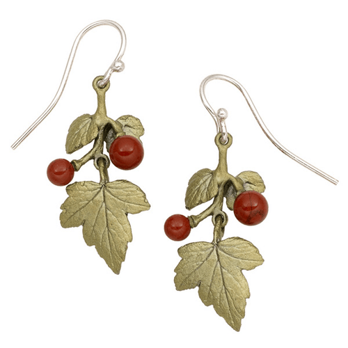 Laurel Leaf Drop Earrings | Freeform Jewellery