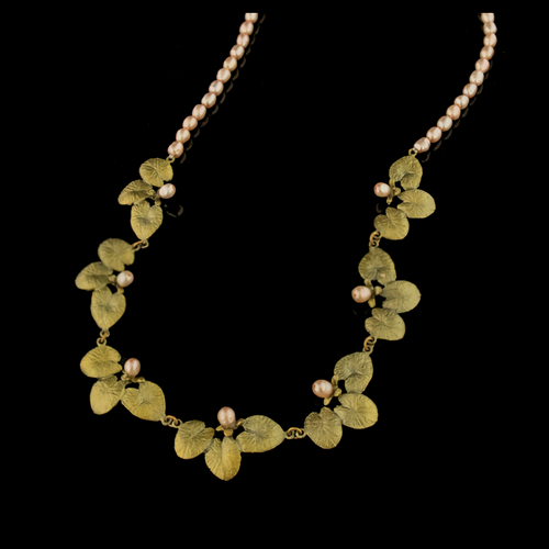 Water Lily Pearl Necklace Michael Michaud